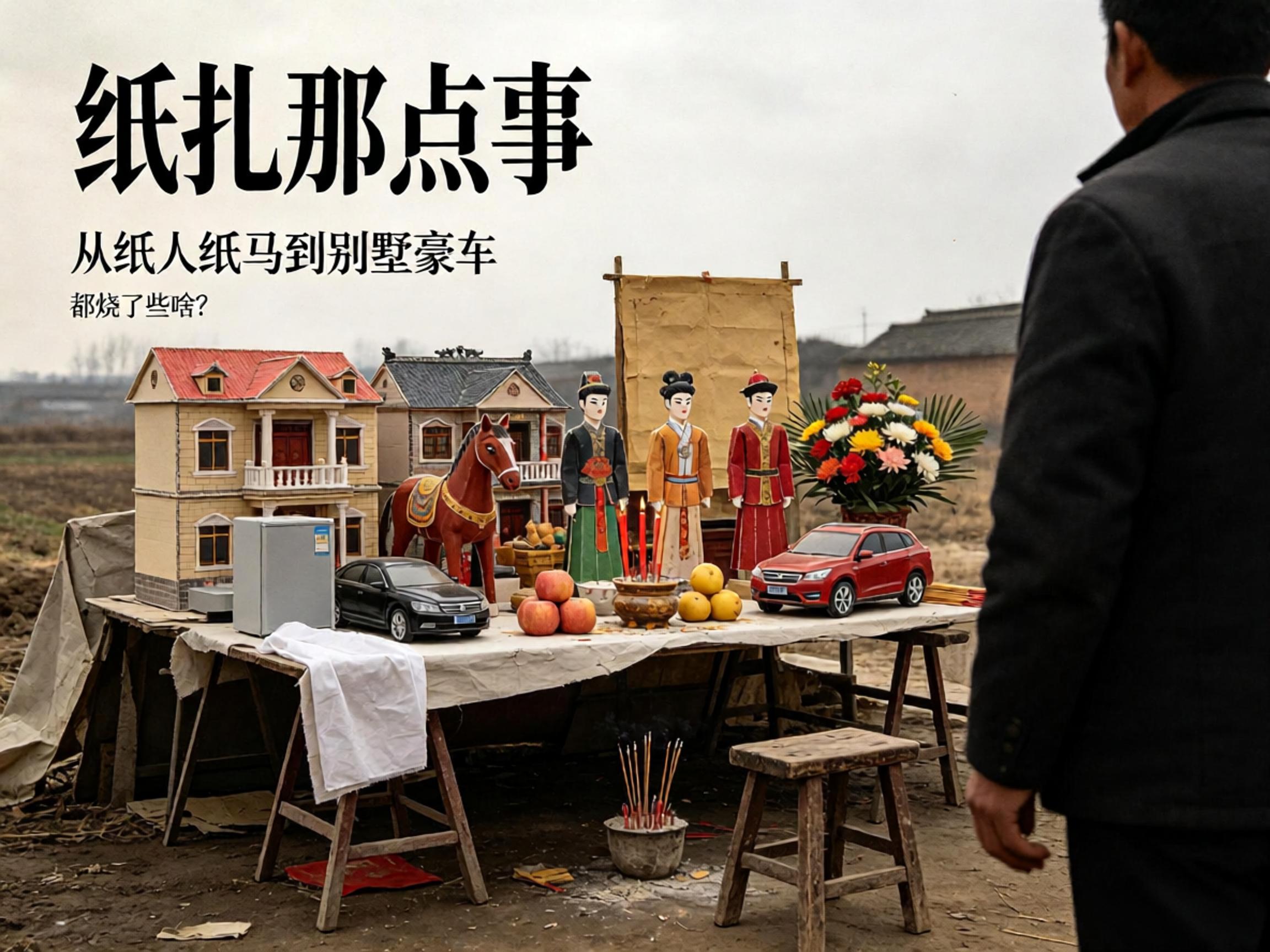 纸扎那点事——从纸人纸马到别墅豪车，都烧了些啥